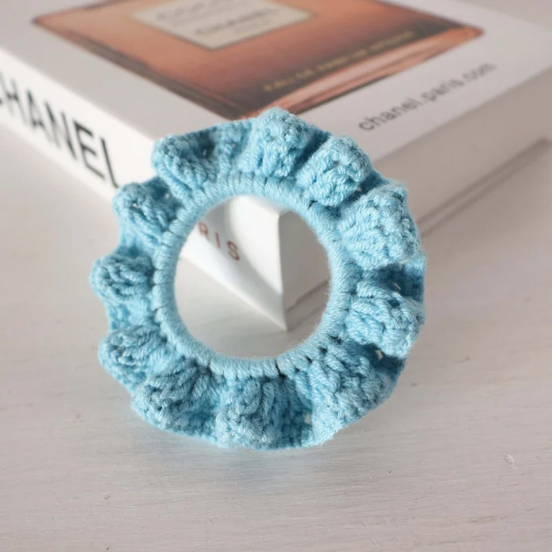 Purple Tones - Hand Crochet Scrunchies
