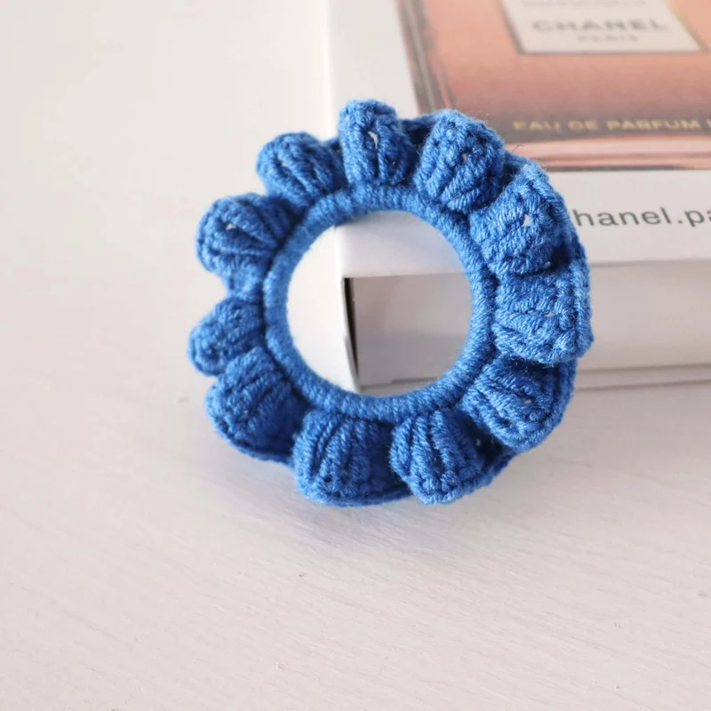Purple Tones - Hand Crochet Scrunchies