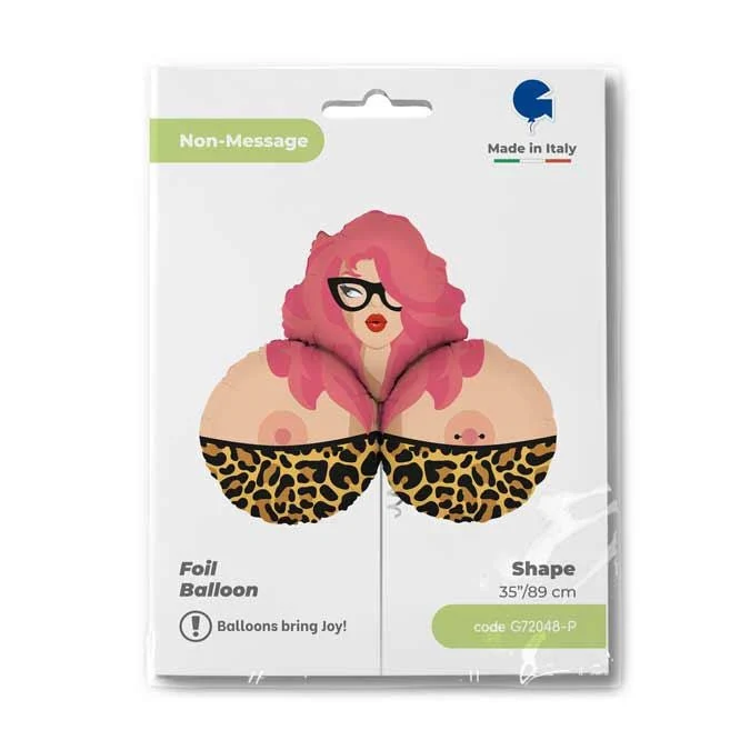 Shape Folienballon "Mrs. B" | 89 cm
