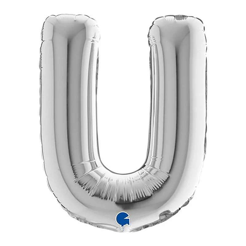 14"/Ø36cm Buchstabe silber | U