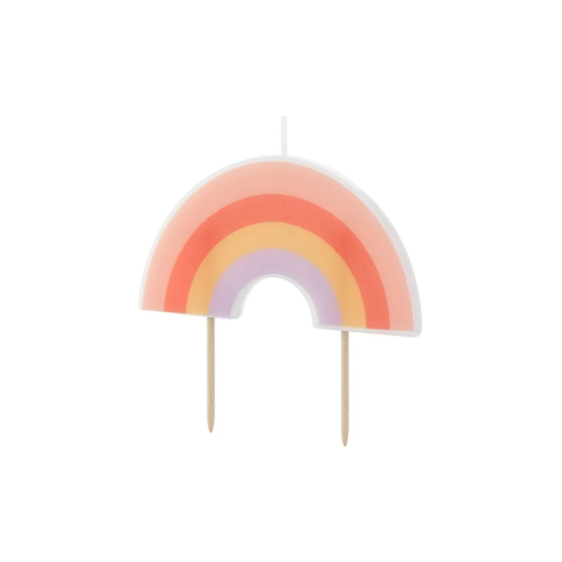 Geburtstagskerze Regenbogen | 4.5 cm