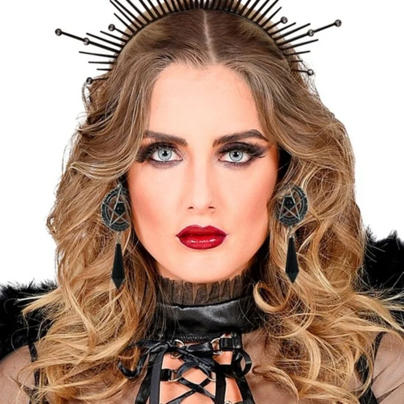 Satanische Ohrringe | Schwarz
