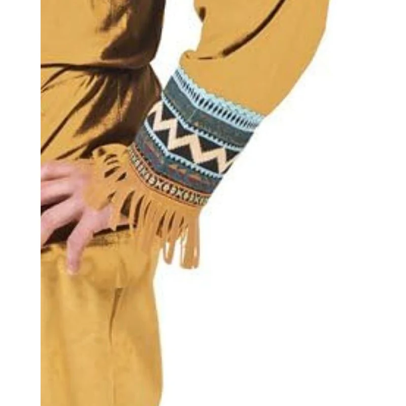 Indianer Kostüm "Cherokee" für Herren | Braun Türkis