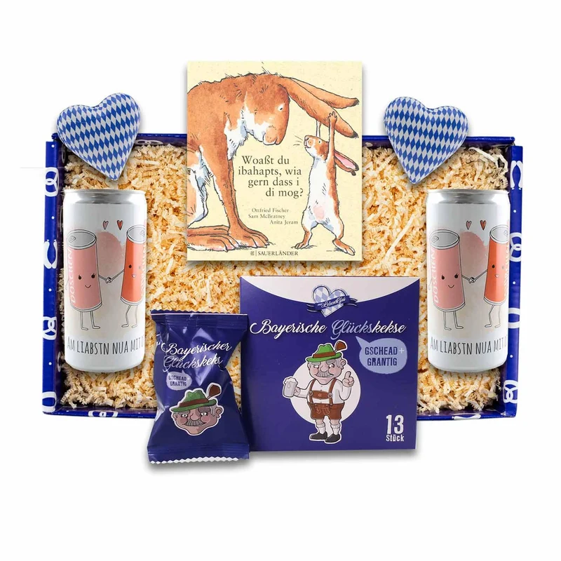 Geschenkbox "Zua Hochzeit"