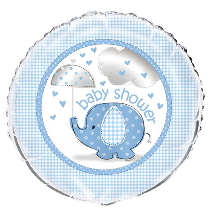 18"/Ø45cm Folienballon "Elephant" | Blau