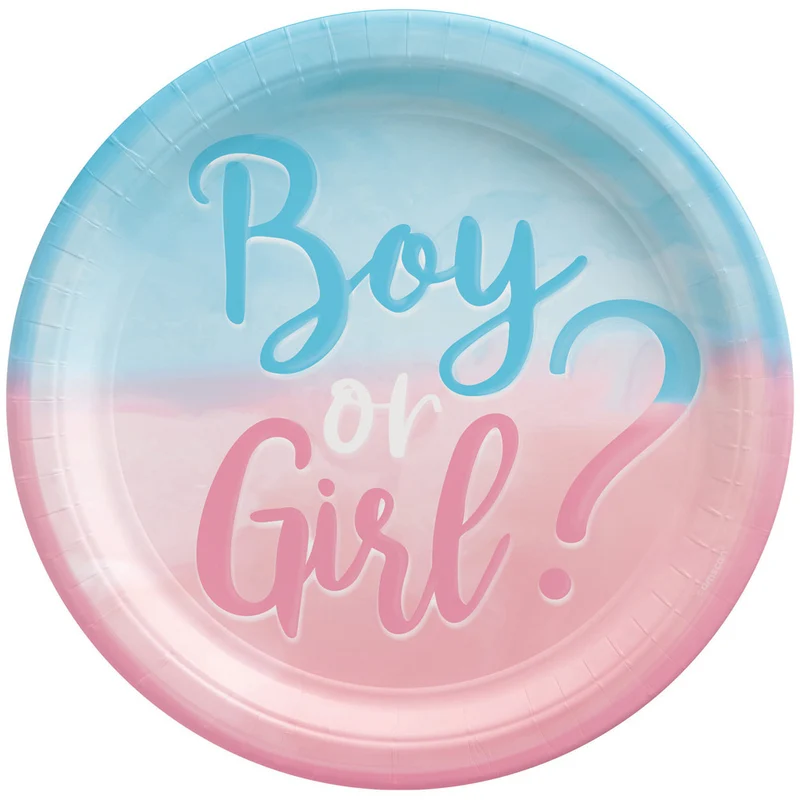 "The Big Reveal" - Gender Baby Party Dekoration Partygeschirr