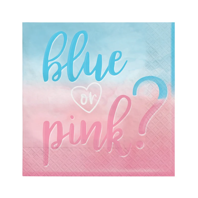 "The Big Reveal" - Gender Baby Party Dekoration Partygeschirr