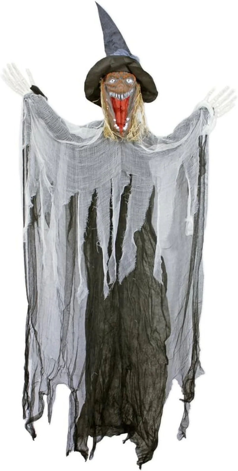 Halloween Dekoration Grusel Hexe - 170 cm | Hängefigur Geist