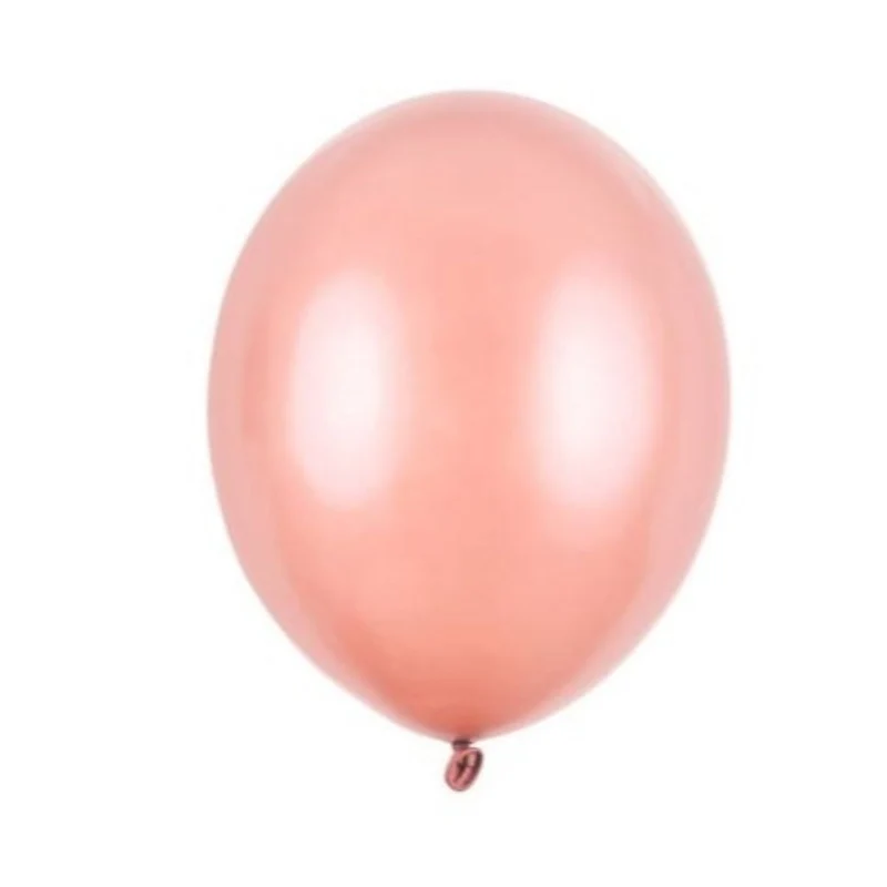 100 Stk. Luftballon Ø12cm "Uni Metallic" | Roségold
