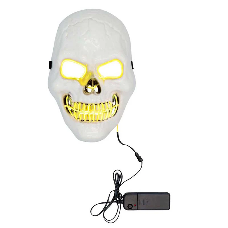 Maske LED Skelett