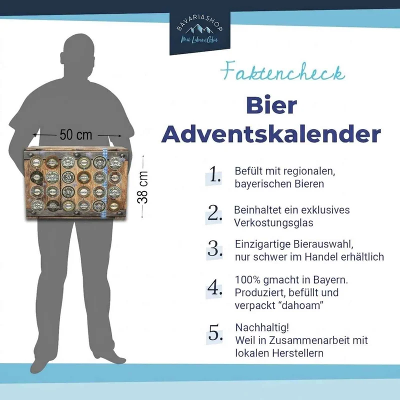 Bayerischer Bier Adventskalender Adventskistl