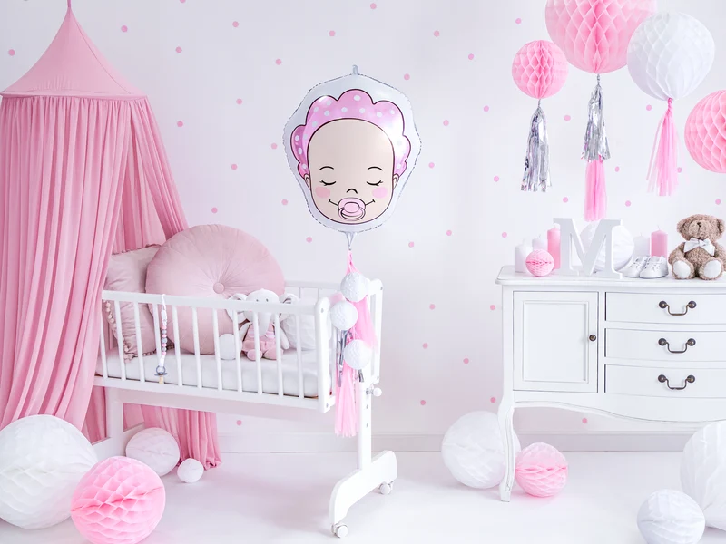 18"/Ø45cm Folienballon "Baby Girl"