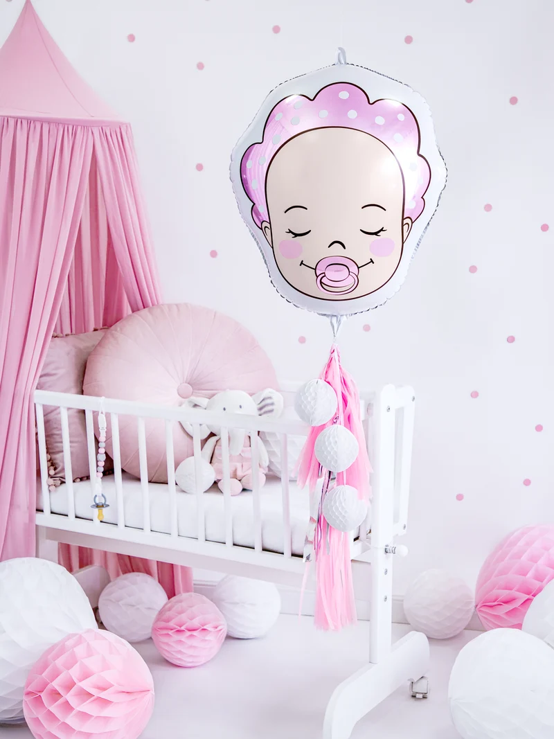 18"/Ø45cm Folienballon "Baby Girl"
