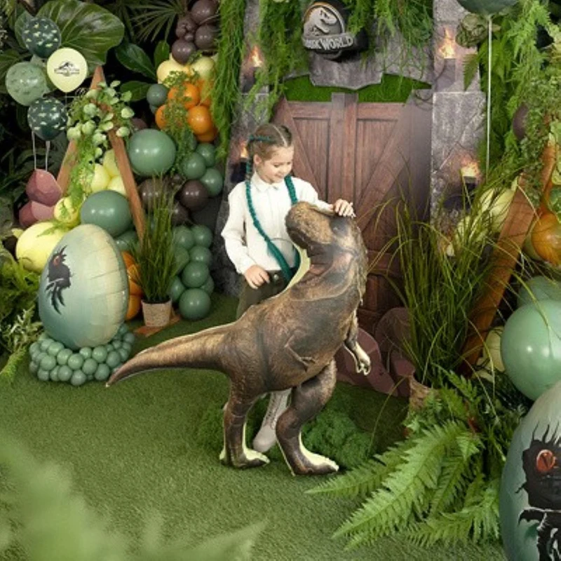 Folienballon "Jurassic World T-Rex" | 92x98cm (MIT LUFT oder HELIUM ZU BEFÜLLEN)
