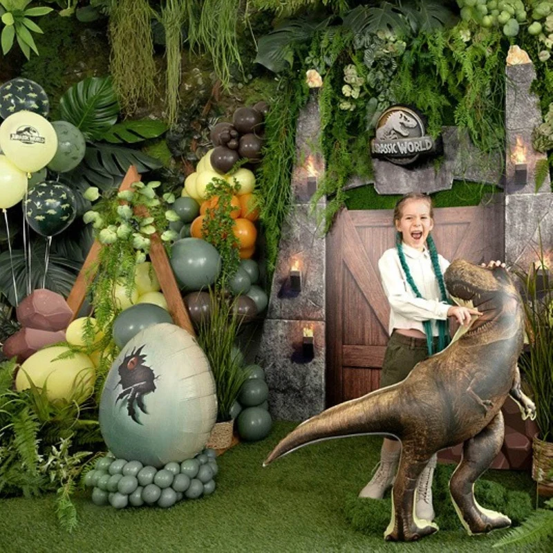 Folienballon "Jurassic World T-Rex" | 92x98cm (MIT LUFT oder HELIUM ZU BEFÜLLEN)