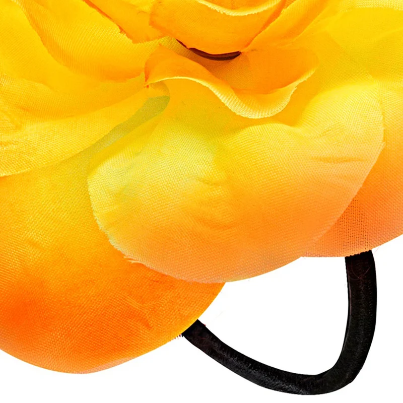 Schmuck Haargummi Blume | Gelb