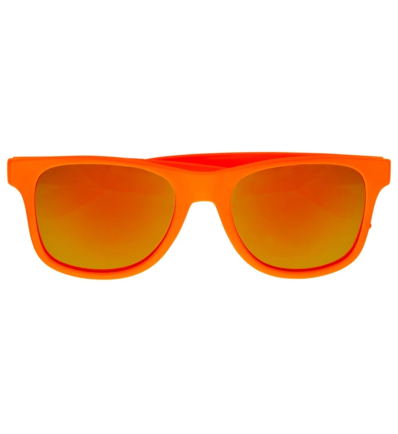 80er Jahre Brille mit Revo Gläsern | Neon Orange