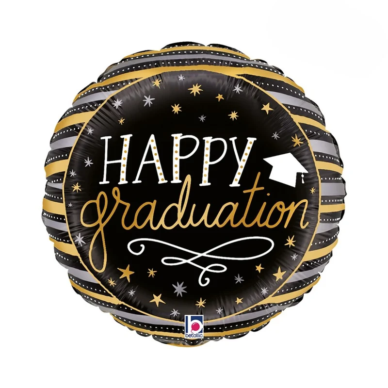 18"/Ø46cm Folienballon "Happy Graduation"