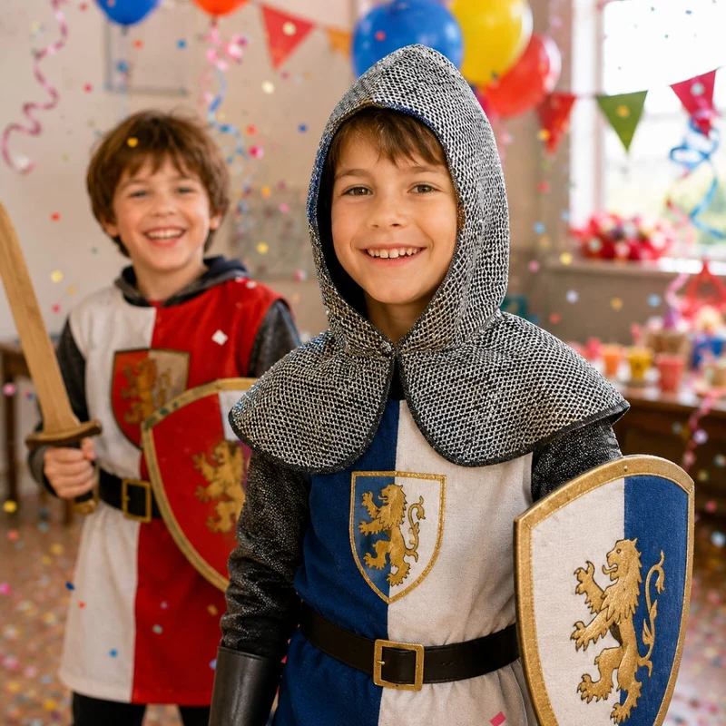 Ritterhaube zum Mittelalter Kostüm | Kindergröße
