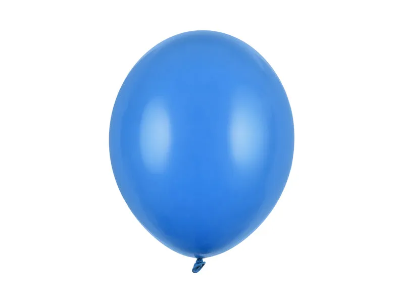 50 Stk. Luftballon Ø30cm "Uni Pastell" | Mittelblau
