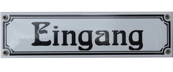 Email Jugendstil Schild, verschiedene Ausführungen