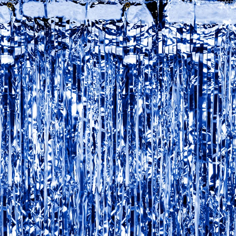 Türvorhang Lametta 90x250cm | Blau