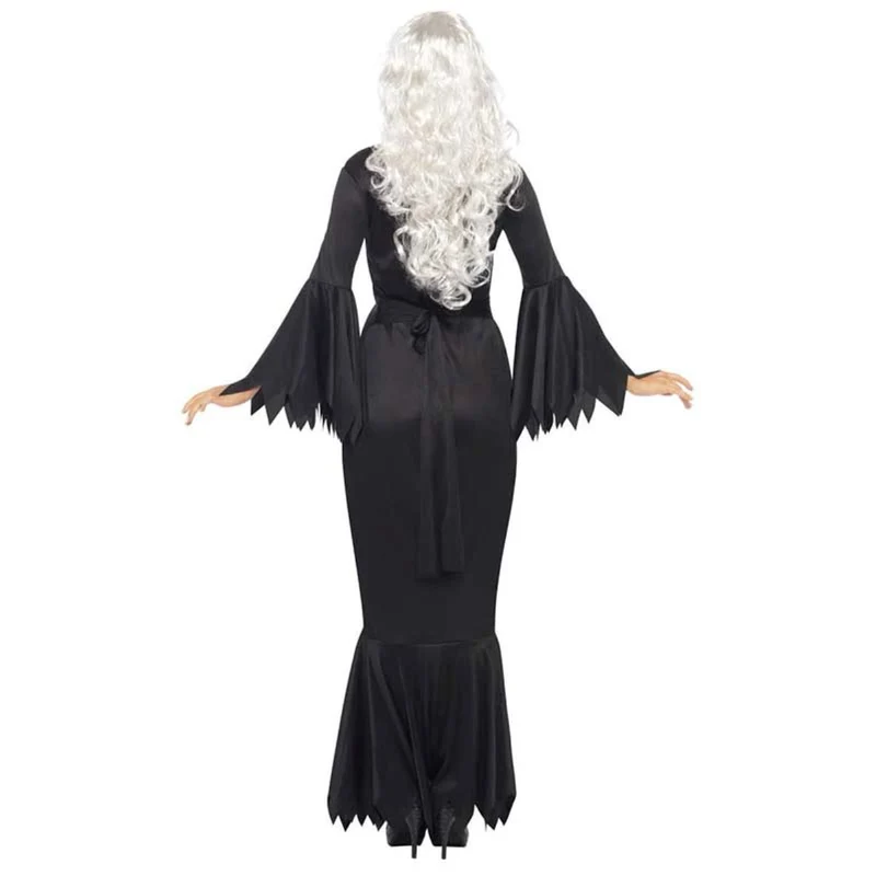 Kostüm Lady Vampir Schwarze Robe Gr.M