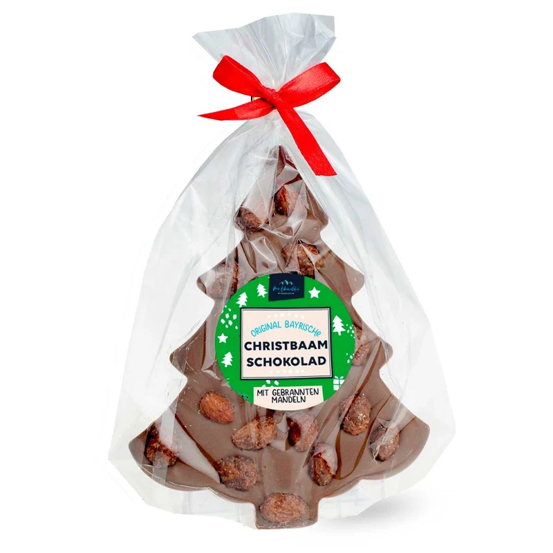 Schokolad mit gebrannten Mandeln "Tannenbaum"