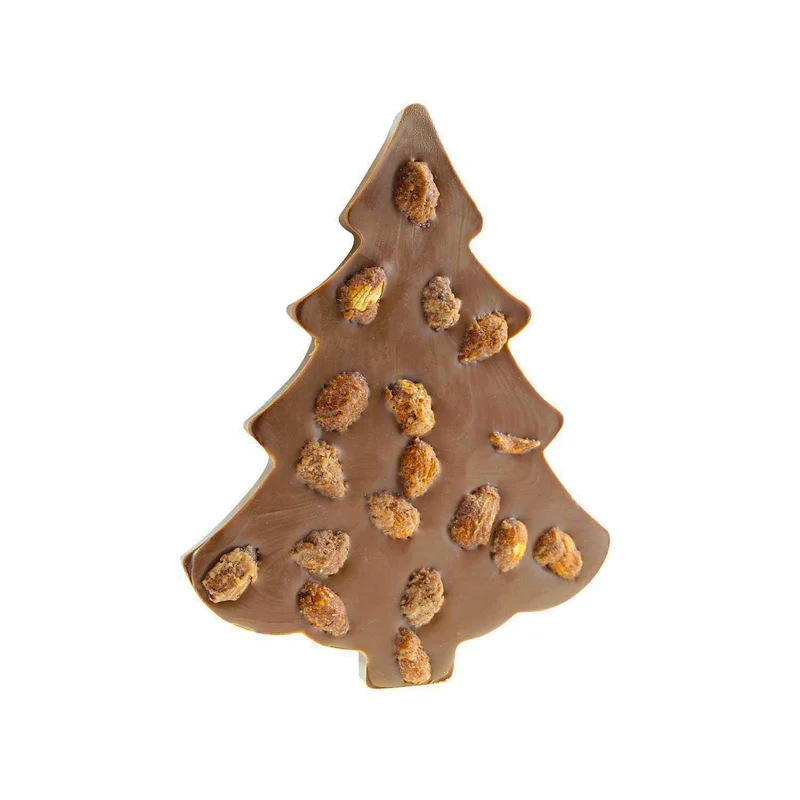 Schokolad mit gebrannten Mandeln "Tannenbaum"