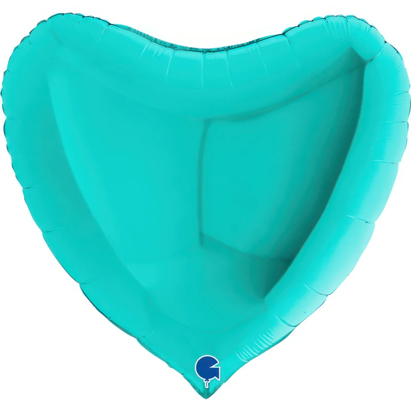 36"/Ø91cm Folienballon Uni Herz | Tiffany