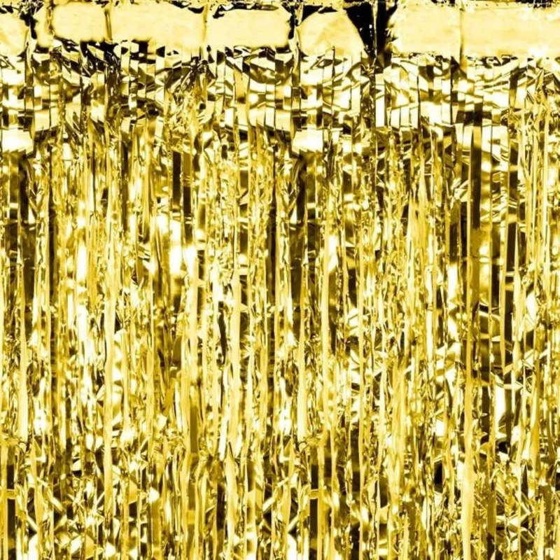 Türvorhang Lametta 100x200cm | Gold