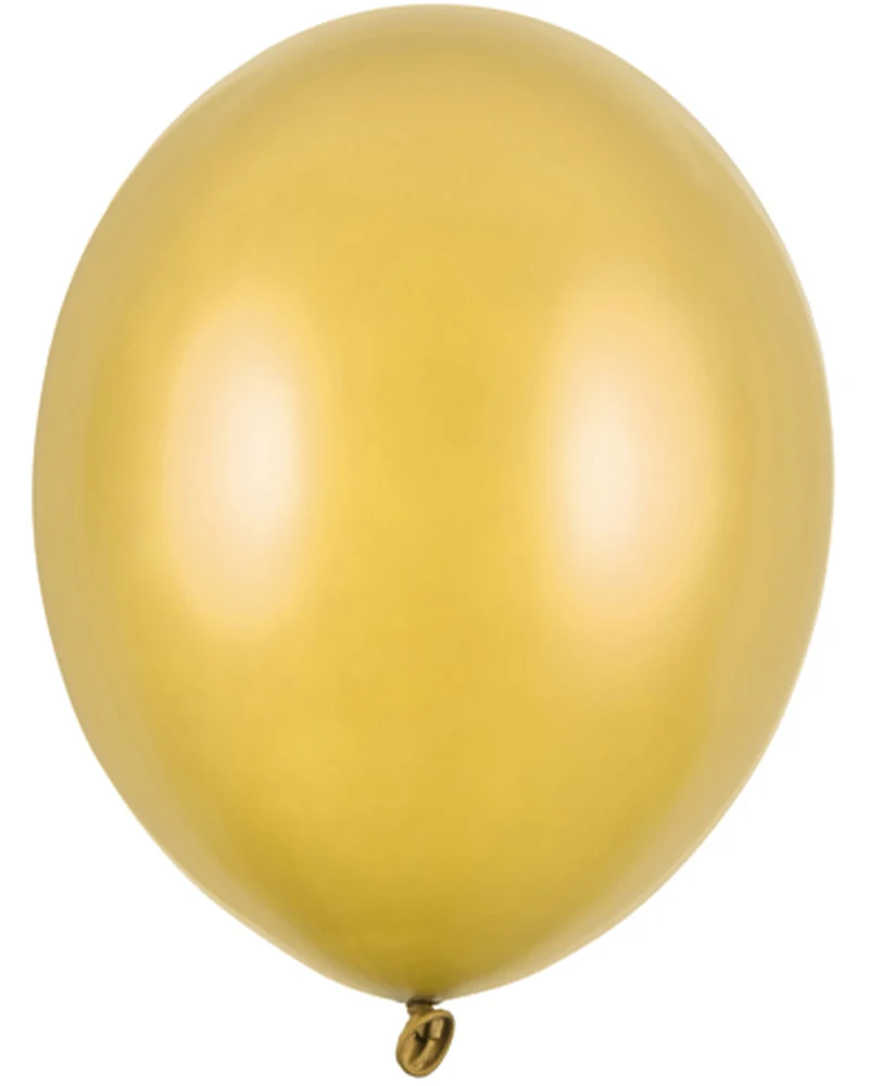 50 Stk. Luftballon Ø30cm "Uni Metallic" | Gold