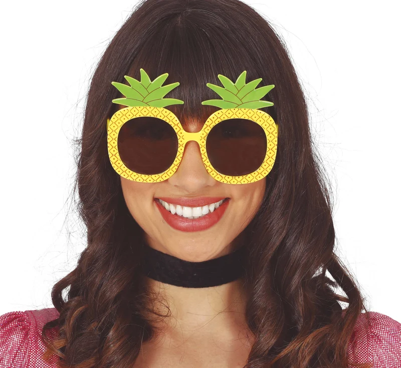 Partybrille "Ananas" | Hawaii Kostüm