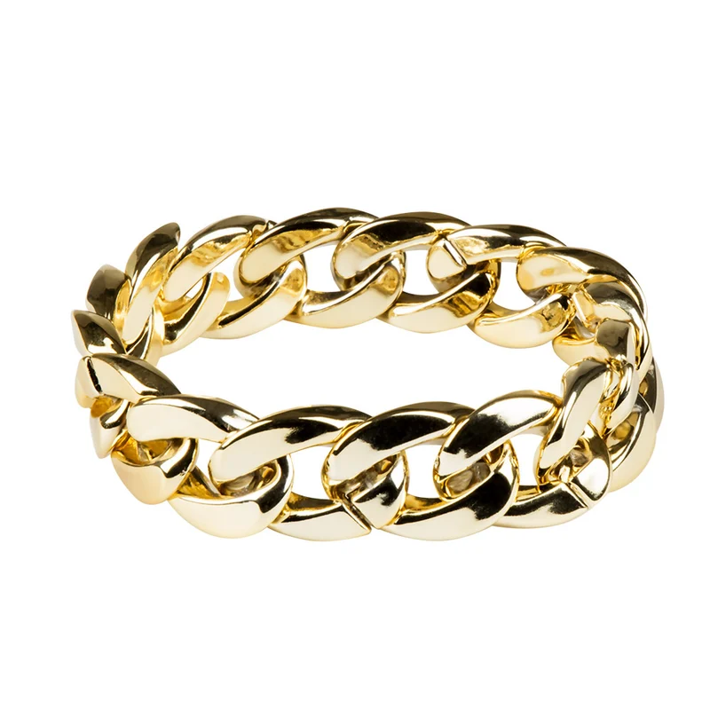 Glieder Armband zum Pimp Kostüm | Gold
