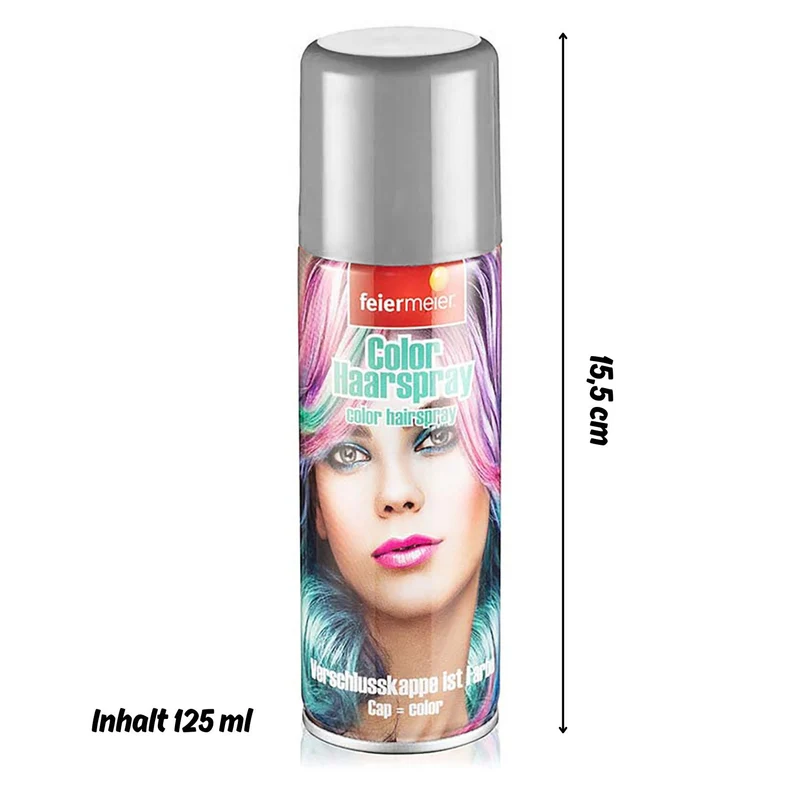 Feiermeier "Color Haarspray" 125 ml | Grau