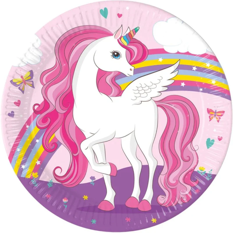 "Unicorn Rainbow Colors" Partydeko Artikel