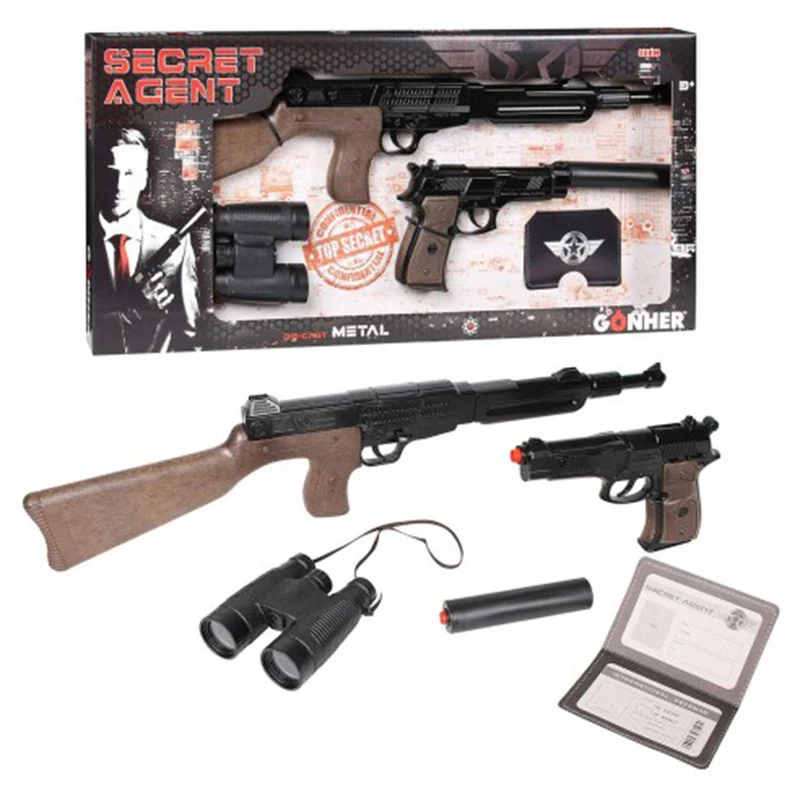Gonher 239/6 FBI Pistolen Set | 4-tlg.