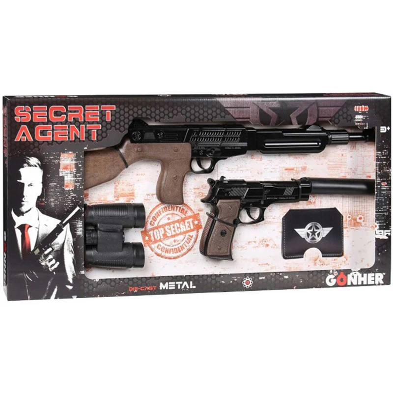 Gonher 239/6 FBI Pistolen Set | 4-tlg.