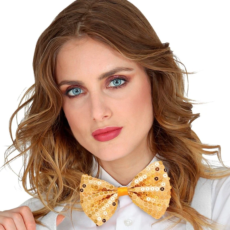 Fliege Pailetten | Gold