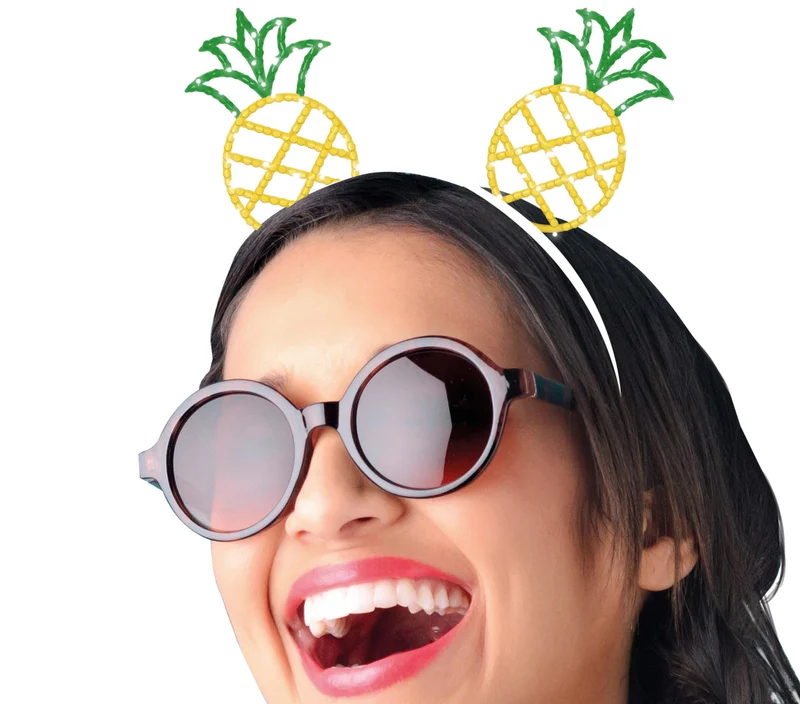 Haarreif Diadem "Ananas" | Hawaii Kostüm Zubehör