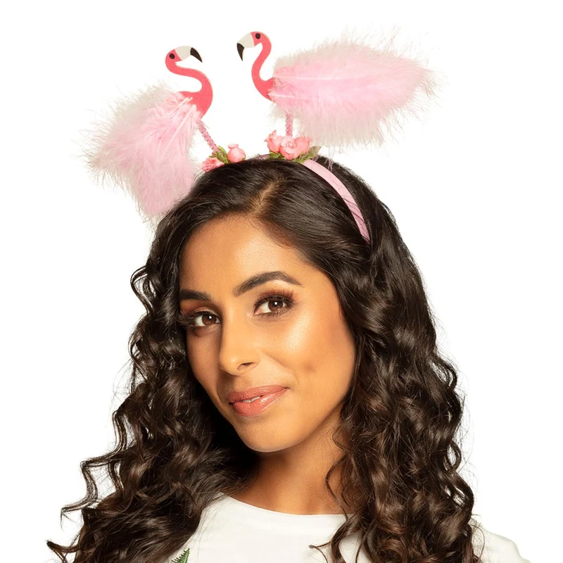 Diadem "Flamingos" Haarreif | Rosa