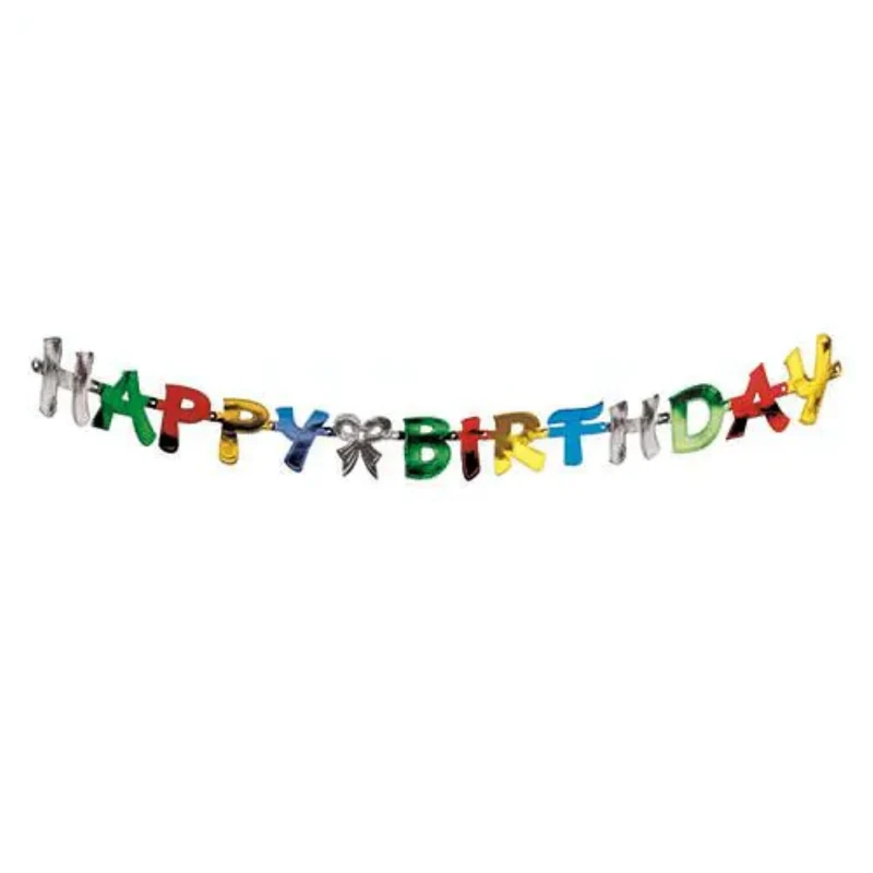 Buchstabengirlande Happy Birthday 1,4 m | Multicolor