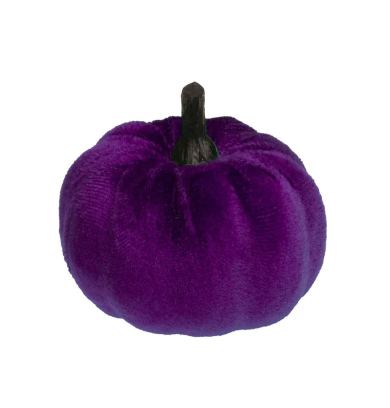 Velours Kürbis 7 x 4 cm | Lila