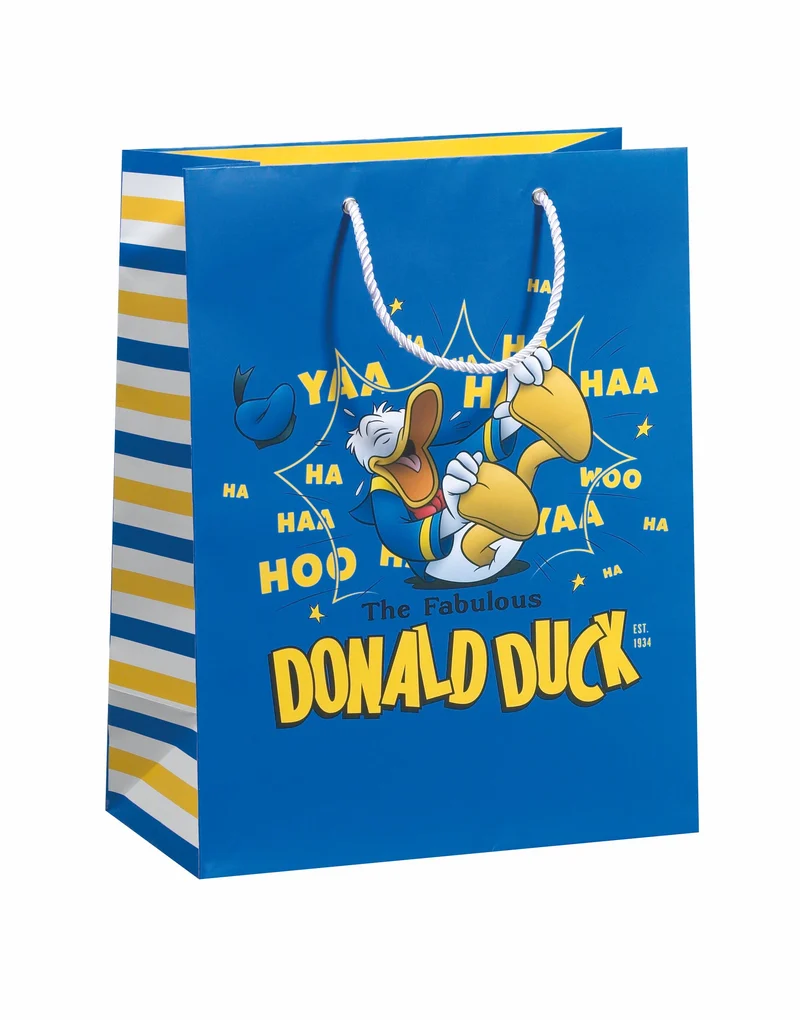 Geschenktüte "Donald Duck" | B26 x T13,5 x H33,5cm