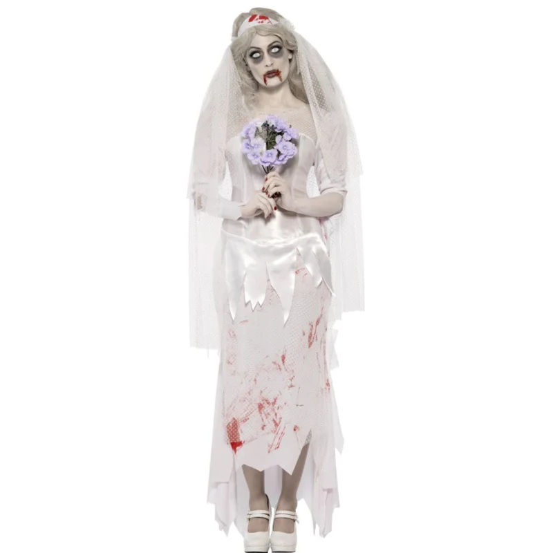 Kostüm Lady Zombie Bride incl. Schleier Gr.L