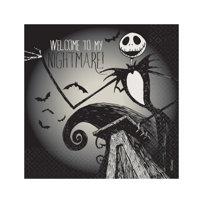 Servietten Nightmare Before Christmas | 16 St. 33 x 33 cm
