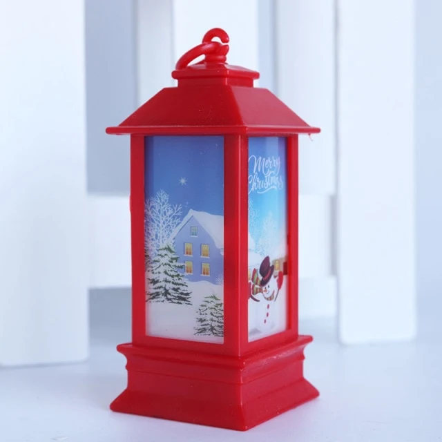 Snowman Lantern Light