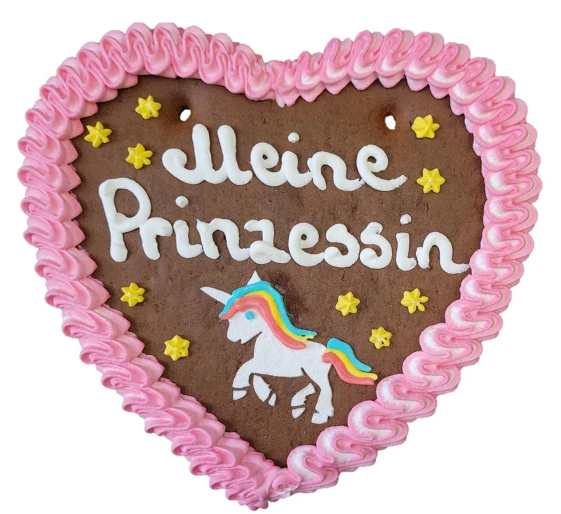 Lebkuchenherz M (24x22cm), Meine Prinzessin