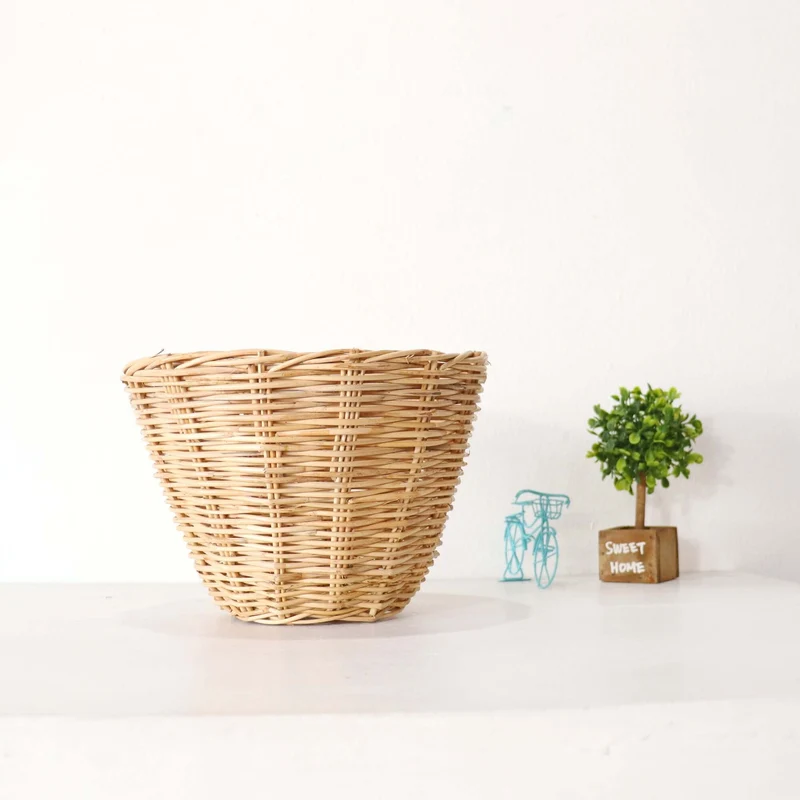NADIA Small Thai Rattan Basket - Storage & Organization (Set of 2)