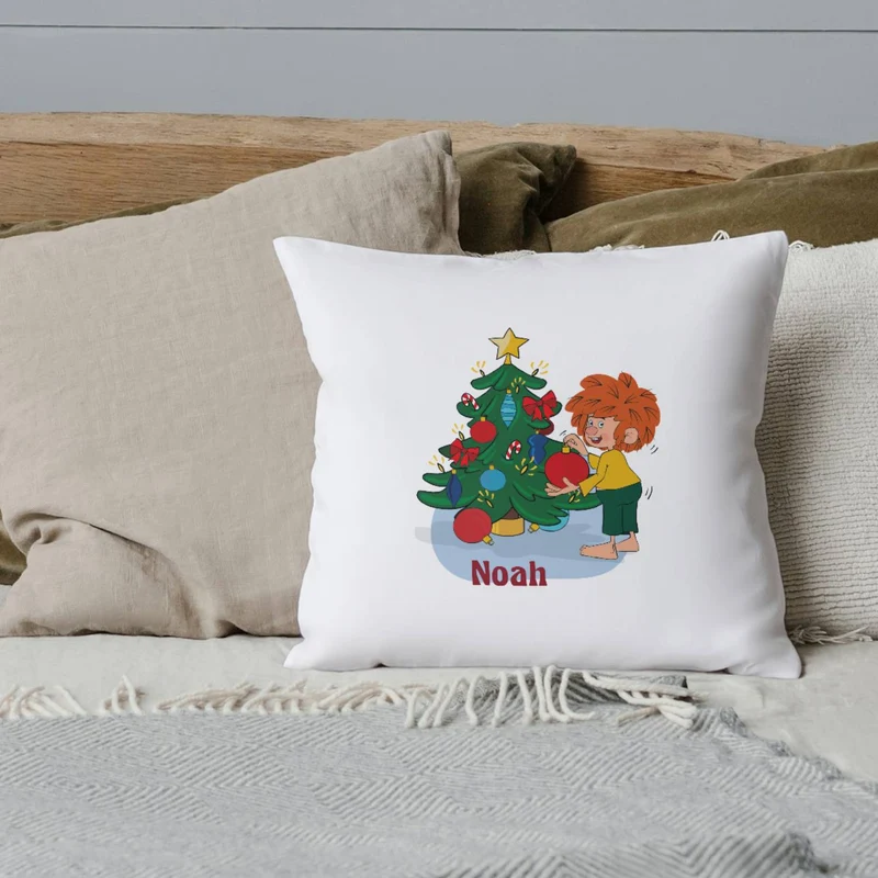®Pumuckl Kuschelkissen "Weihnachten" personalisiert